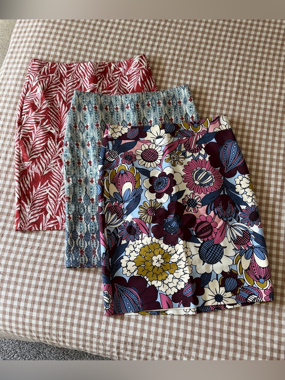 Set of 3 Ann Taylor Printed Pencil Skirts